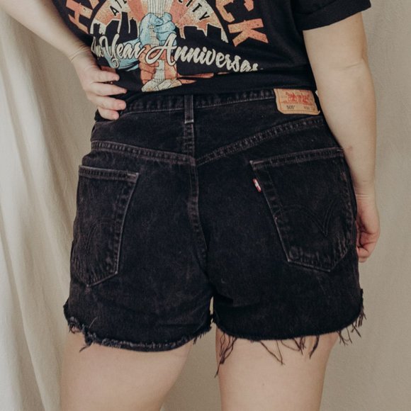 Levi's Pants - Levi's 505 Hi-Rise Denim Cutoffs